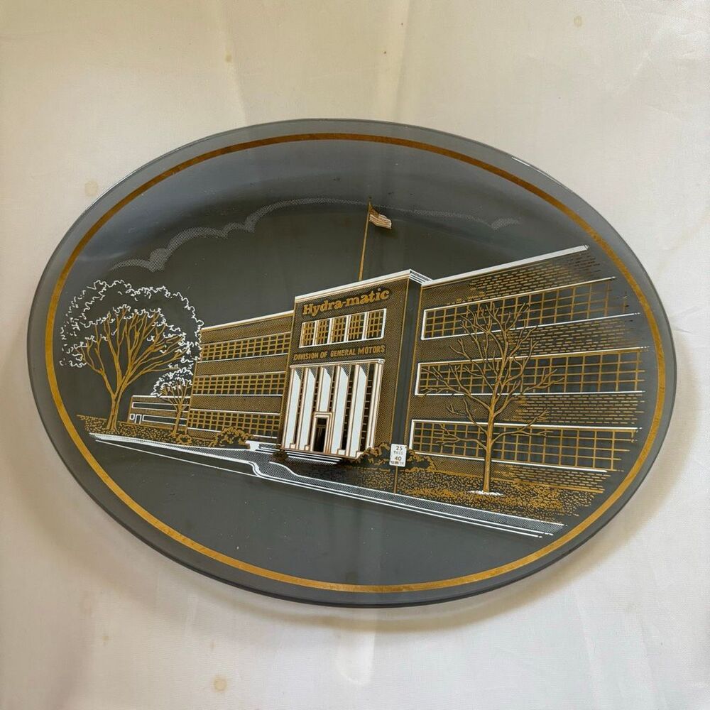 General Motors Hydra-matic Oval Glass Plate